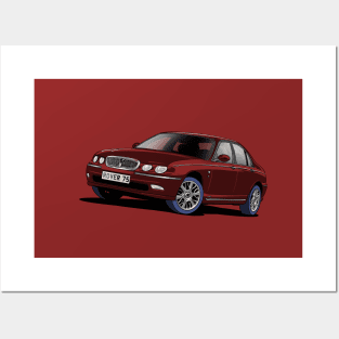 Rover 75 in red Posters and Art